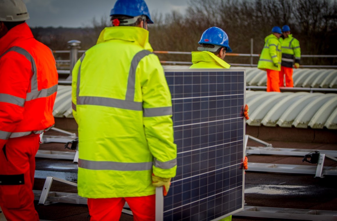 Burners Lane moving solar panel