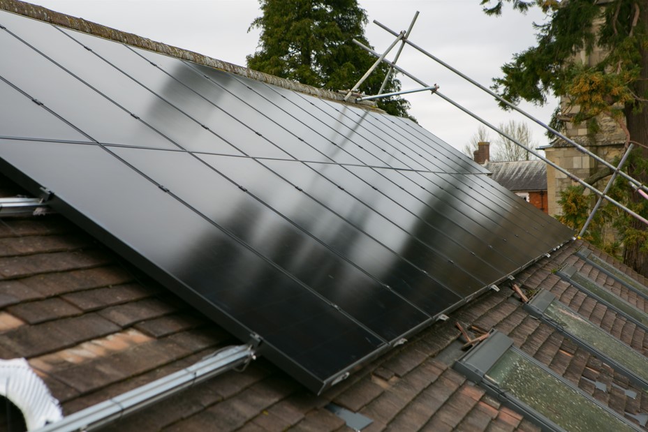 Community owned solar panels on Stony Stratford Town Council and Library