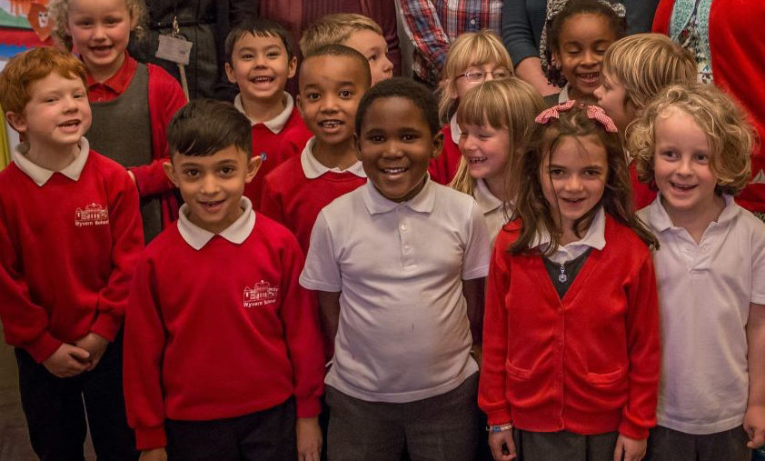 Children at a MKCE school partner