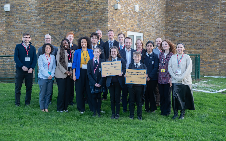 Student Voice and team outdoor group photo
