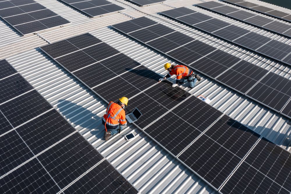 School solar installation