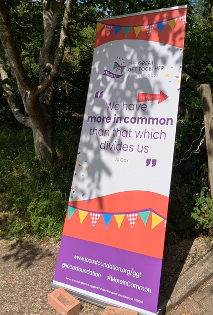 "We have more in common..." quote banner - Great Get Together