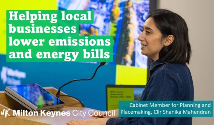 Cllr Shanika Mahendran - MKCC Green Business Fund announcement