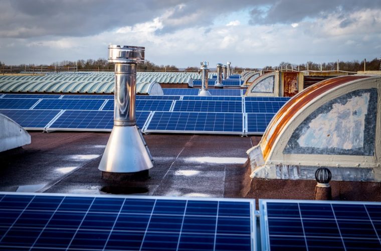 Milton Keynes community energy solar panels on a Kiln Farm rooftop